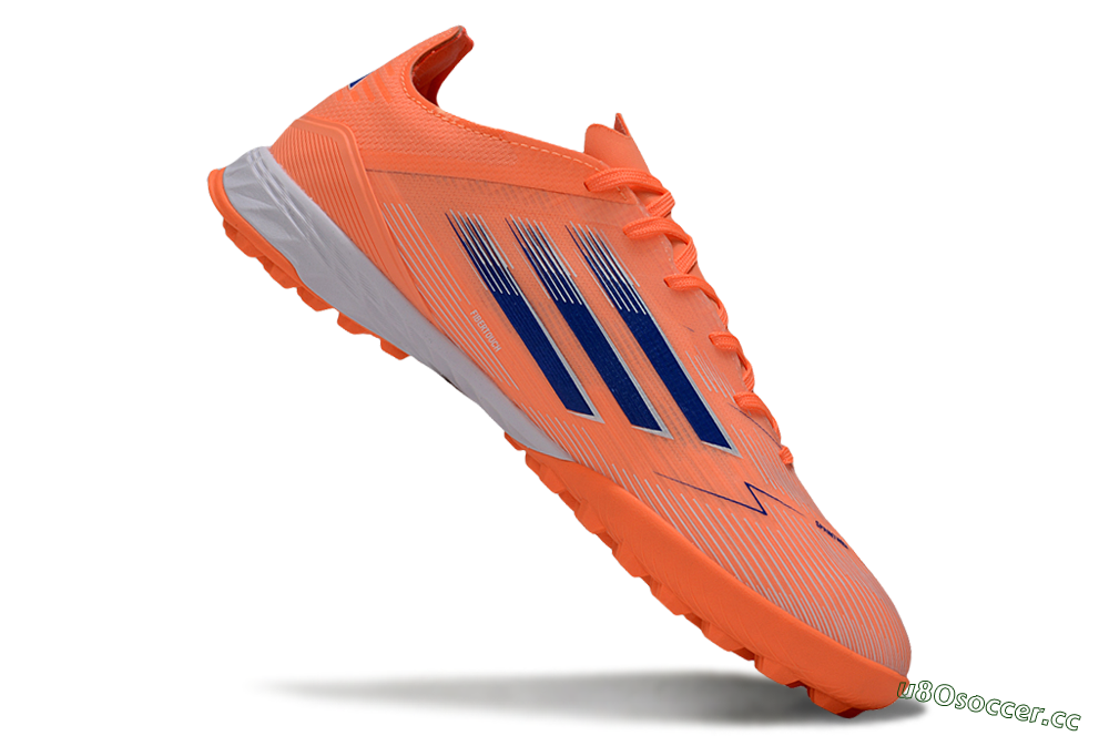 Men's Adidas F50 Elite TF Artificial Turf Low-Tops Football Shoes - Red/Blue/White 4