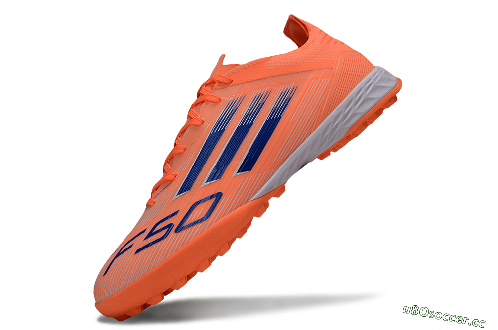 Men's Adidas F50 Elite TF Artificial Turf Low-Tops Football Shoes - Red/Blue/White 5