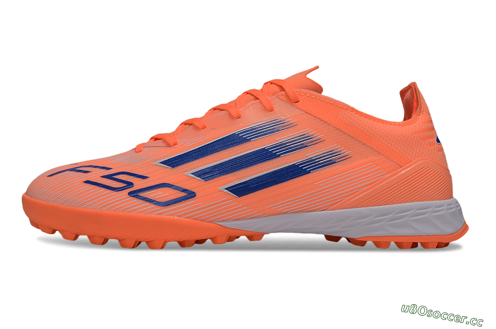 Men's Adidas F50 Elite TF Artificial Turf Low-Tops Football Shoes - Red/Blue/White 0