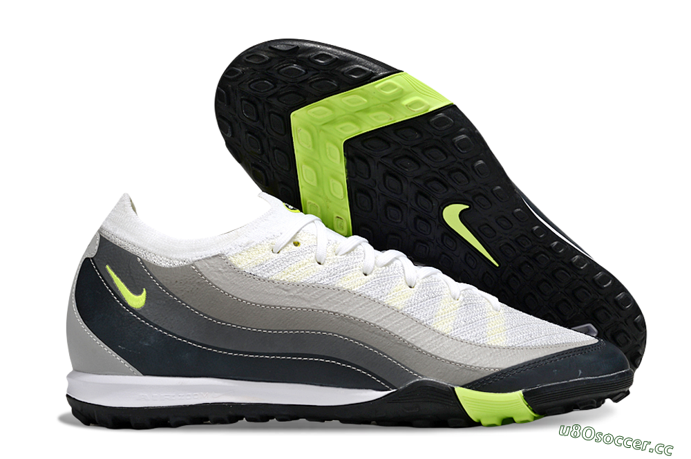 Unisex Nike Air Zoom Mercurial Vapor 16 Elite TF Artificial Turf Low-Tops Football Shoes - White/Black/Yellow 2