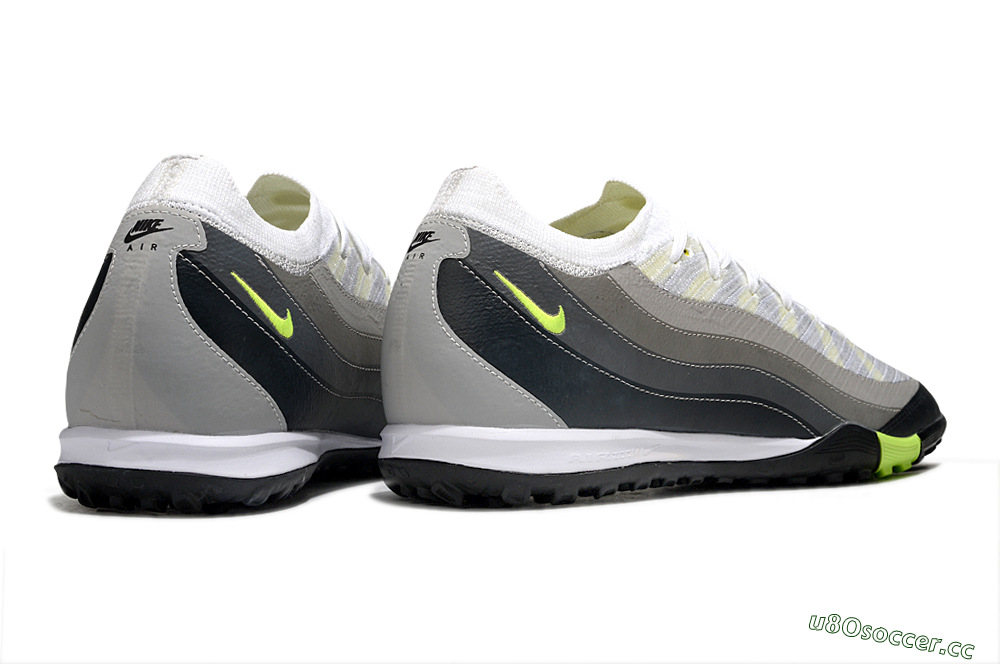 Unisex Nike Air Zoom Mercurial Vapor 16 Elite TF Artificial Turf Low-Tops Football Shoes - White/Black/Yellow 6