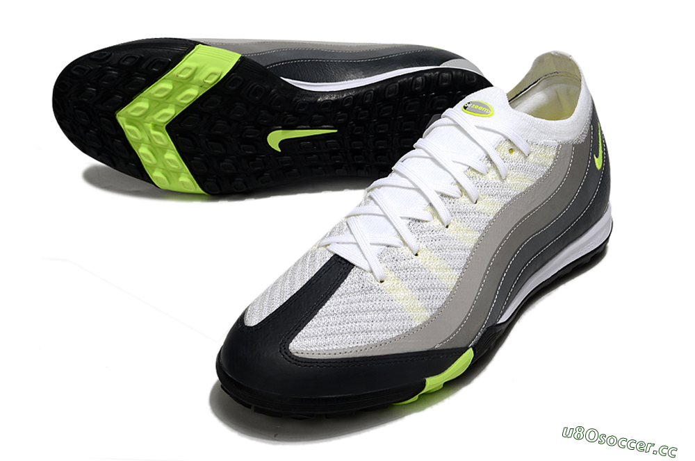Unisex Nike Air Zoom Mercurial Vapor 16 Elite TF Artificial Turf Low-Tops Football Shoes - White/Black/Yellow 3