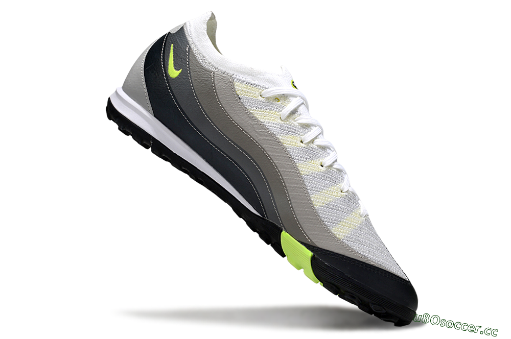 Unisex Nike Air Zoom Mercurial Vapor 16 Elite TF Artificial Turf Low-Tops Football Shoes - White/Black/Yellow 4