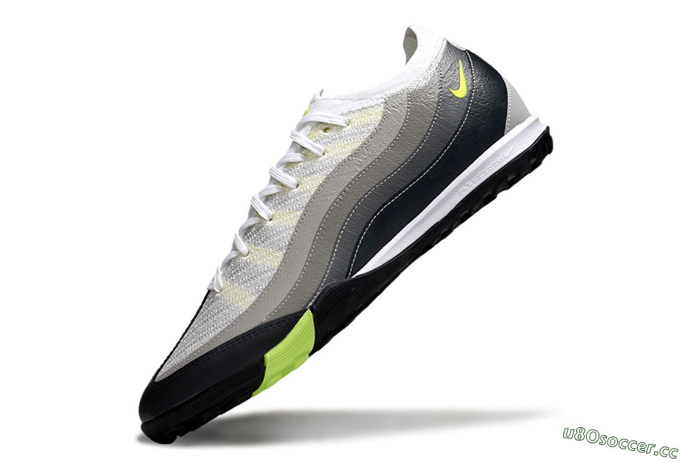 Unisex Nike Air Zoom Mercurial Vapor 16 Elite TF Artificial Turf Low-Tops Football Shoes - White/Black/Yellow 5