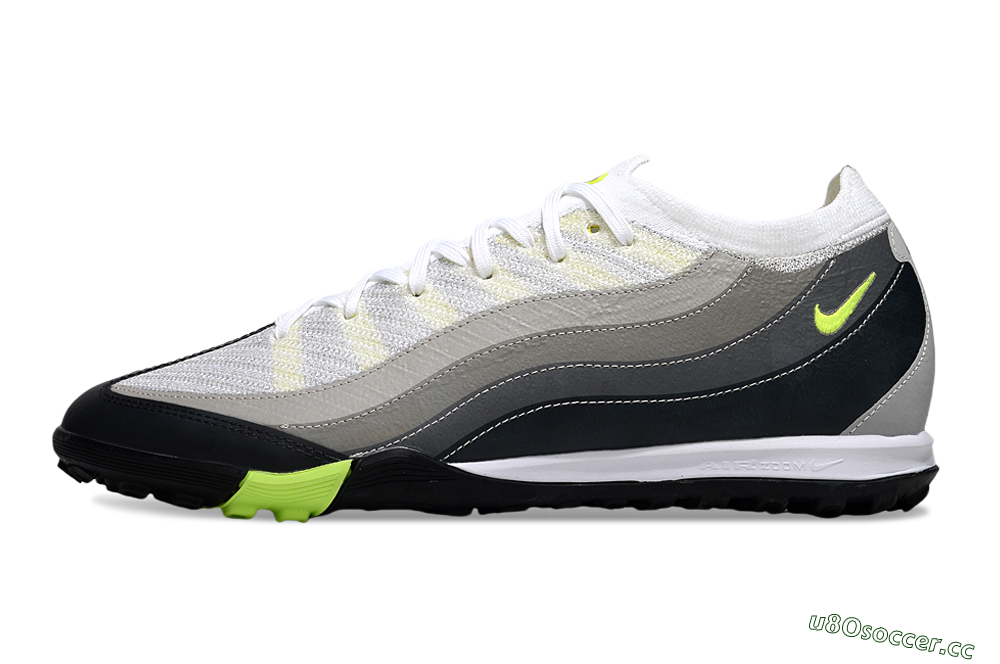 Unisex Nike Air Zoom Mercurial Vapor 16 Elite TF Artificial Turf Low-Tops Football Shoes - White/Black/Yellow 0