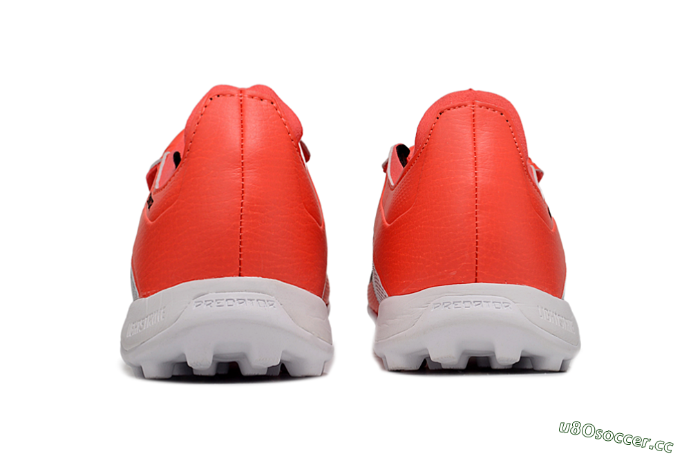 Unisex Adidas Predator Elite Foldover Tongue TF Artificial Turf Low-Tops Football Shoes - Red/White/Black 5