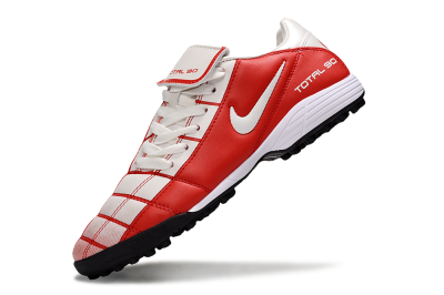 Men's Nike Total 90 III TF Artificial Turf Low-Tops Football Shoes - White/Red/Black