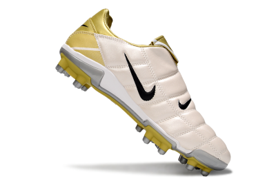 Men's Nike Total 90 III FG Firm Ground Low-Tops Football Boots - Gold/Beige/Black