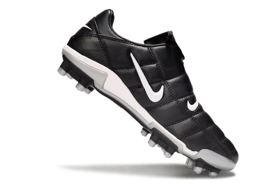Men's Nike Total 90 III FG Firm Ground Low-Tops Football Boots - Black/White/Red