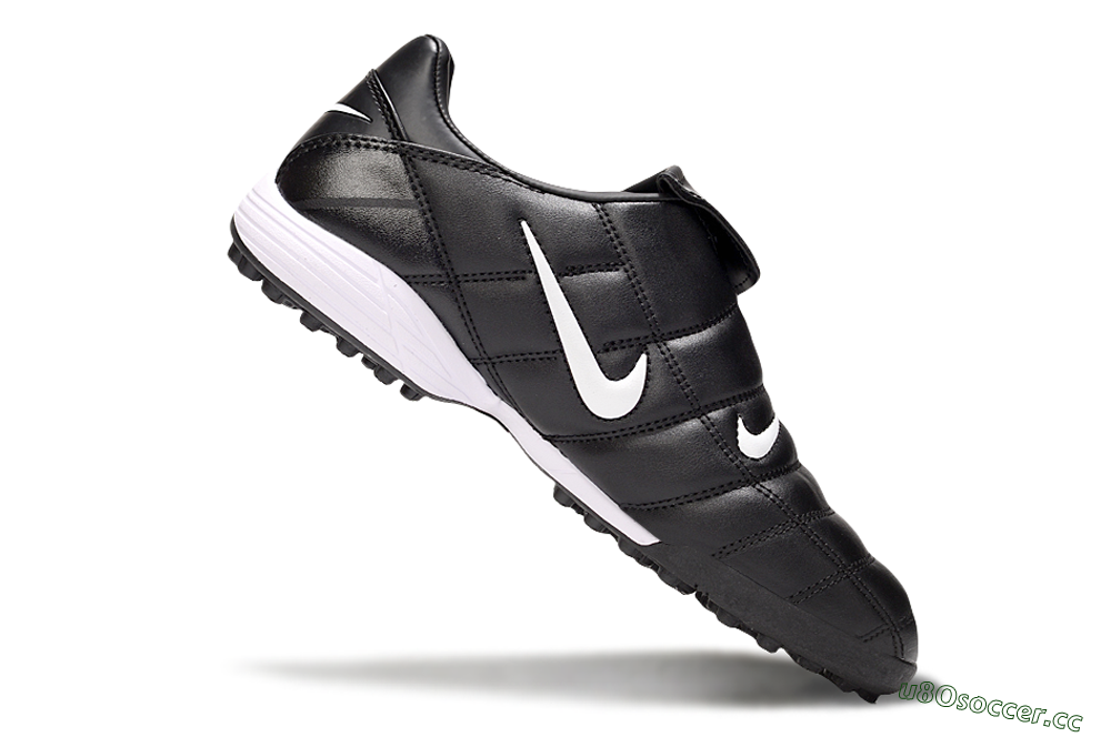 Men's Nike Total 90 III TF Artificial Turf Low-Tops Football Shoes - Black/White/Red 5