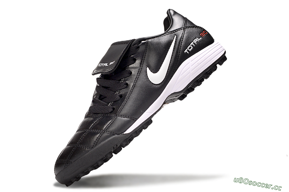 Men's Nike Total 90 III TF Artificial Turf Low-Tops Football Shoes - Black/White/Red 6