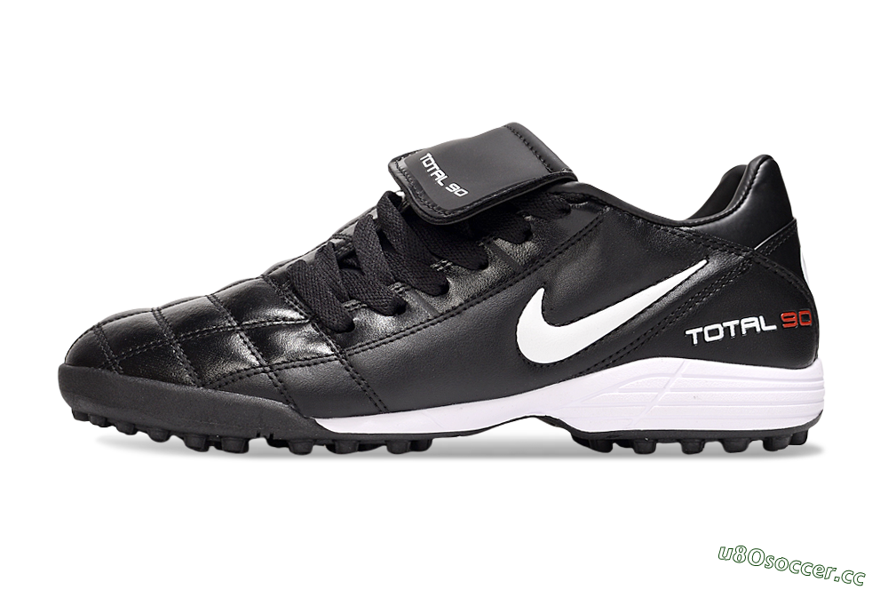 Men's Nike Total 90 III TF Artificial Turf Low-Tops Football Shoes - Black/White/Red 0