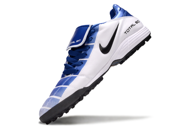 Men's Nike Total 90 III TF Artificial Turf Low-Tops Football Shoes - Blue/White/Black