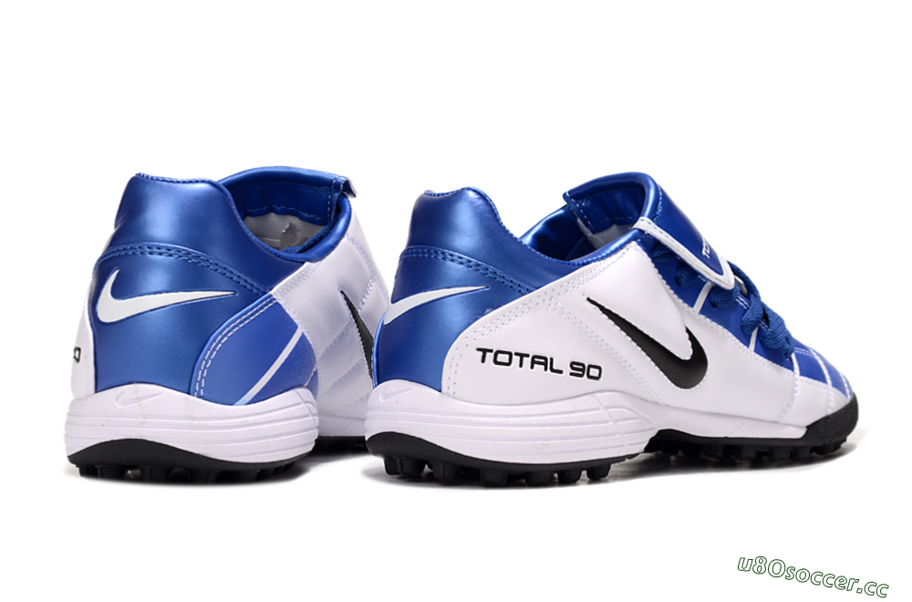 Men's Nike Total 90 III TF Artificial Turf Low-Tops Football Shoes - Blue/White/Black 7