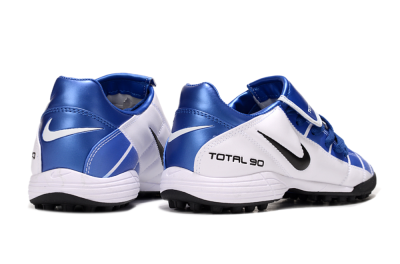 Men's Nike Total 90 III TF Artificial Turf Low-Tops Football Shoes - Blue/White/Black