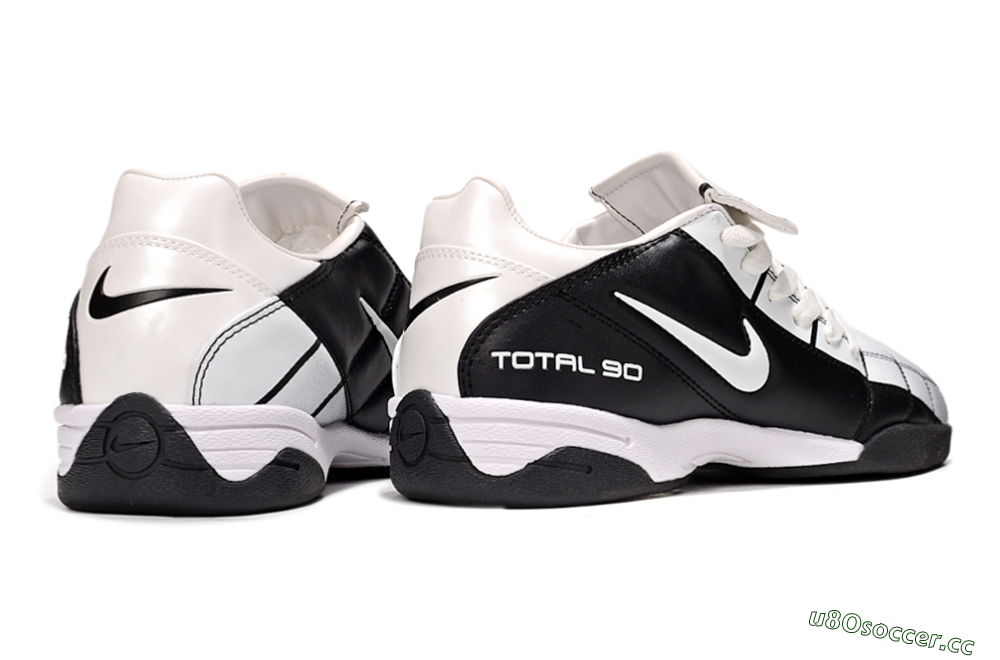 Men's Nike Total 90 III IC Indoor & Futsal Low-Tops Football Shoes - Silver/Black/White 7