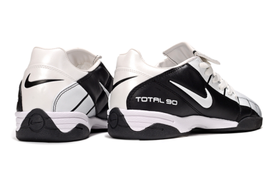 Men's Nike Total 90 III IC Indoor & Futsal Low-Tops Football Shoes - Silver/Black/White