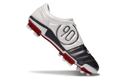 Men's Nike Air Zoom Total 90 III FG Firm Ground Low-Tops Football Boots - Silver/White/Red