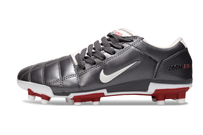 Men's Nike Air Zoom Total 90 III FG Firm Ground Low-Tops Football Boots - Silver/White/Red