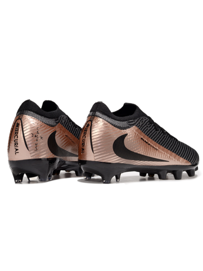 Men's Nike Air Zoom Mercurial Vapor 16 Elite AG Artificial Grass Low-Tops Football Boots - Black/White/Gold