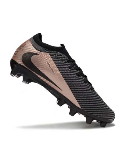Men's Nike Air Zoom Mercurial Vapor 16 Elite AG Artificial Grass Low-Tops Football Boots - Black/White/Gold