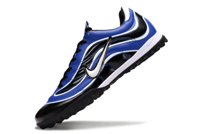 Men's Nike Mercurial R9 TF Artificial Turf Low-Tops Football Shoes - Black/Blue/White