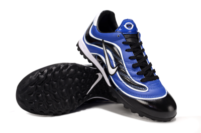 Men's Nike Mercurial R9 TF Artificial Turf Low-Tops Football Shoes - Black/Blue/White