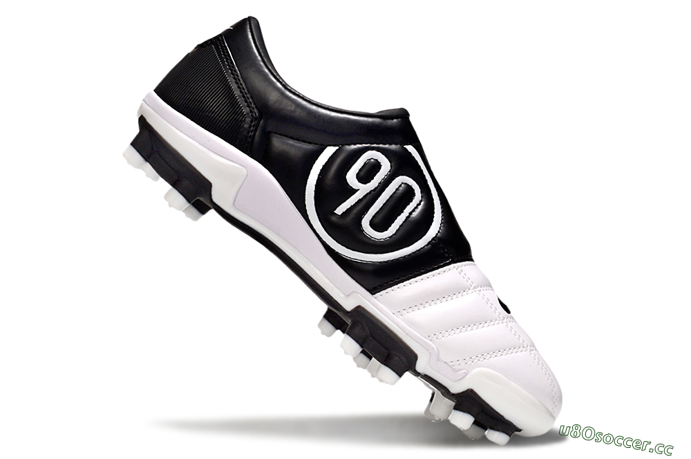 Men's Nike Air Zoom Total 90 III FG Firm Ground Low-Tops Football Boots - White/Black/Red 5