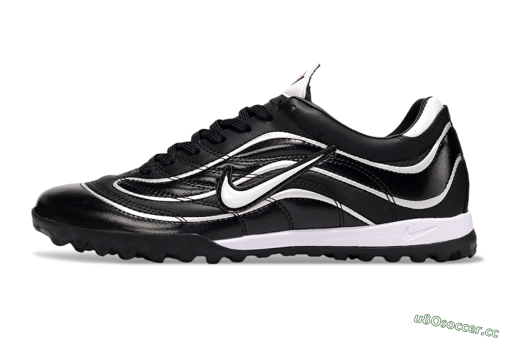 Men's Nike Mercurial R9 TF Artificial Turf Low-Tops Football Shoes - Black/White 0
