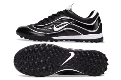 Men's Nike Mercurial R9 TF Artificial Turf Low-Tops Football Shoes - Black/White