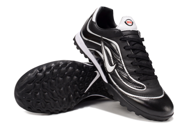 Men's Nike Mercurial R9 TF Artificial Turf Low-Tops Football Shoes - Black/White