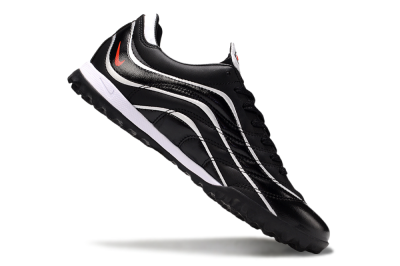 Men's Nike Mercurial R9 TF Artificial Turf Low-Tops Football Shoes - Black/White