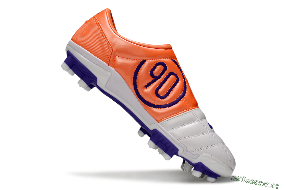 Men's Nike Air Zoom Total 90 III FG Firm Ground Low-Tops Football Boots - White/Purple/Red 5