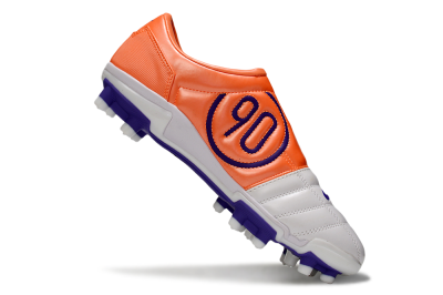 Men's Nike Air Zoom Total 90 III FG Firm Ground Low-Tops Football Boots - White/Purple/Red