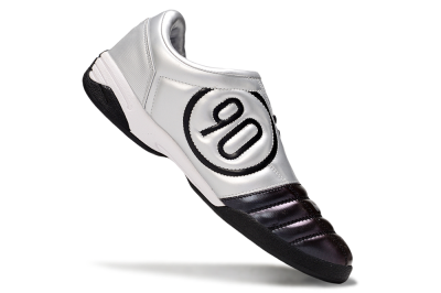 Men's Nike Total 90 III IC Indoor & Futsal Low-Tops Football Shoes - Purple/Silver/White