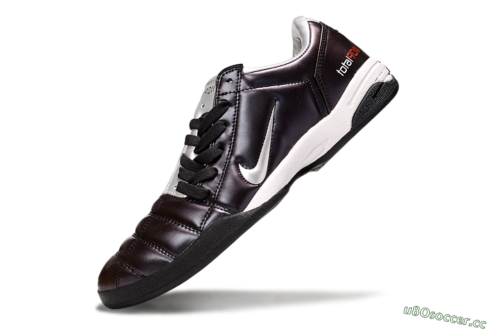 Men's Nike Total 90 III IC Indoor & Futsal Low-Tops Football Shoes - Purple/Silver/White 6