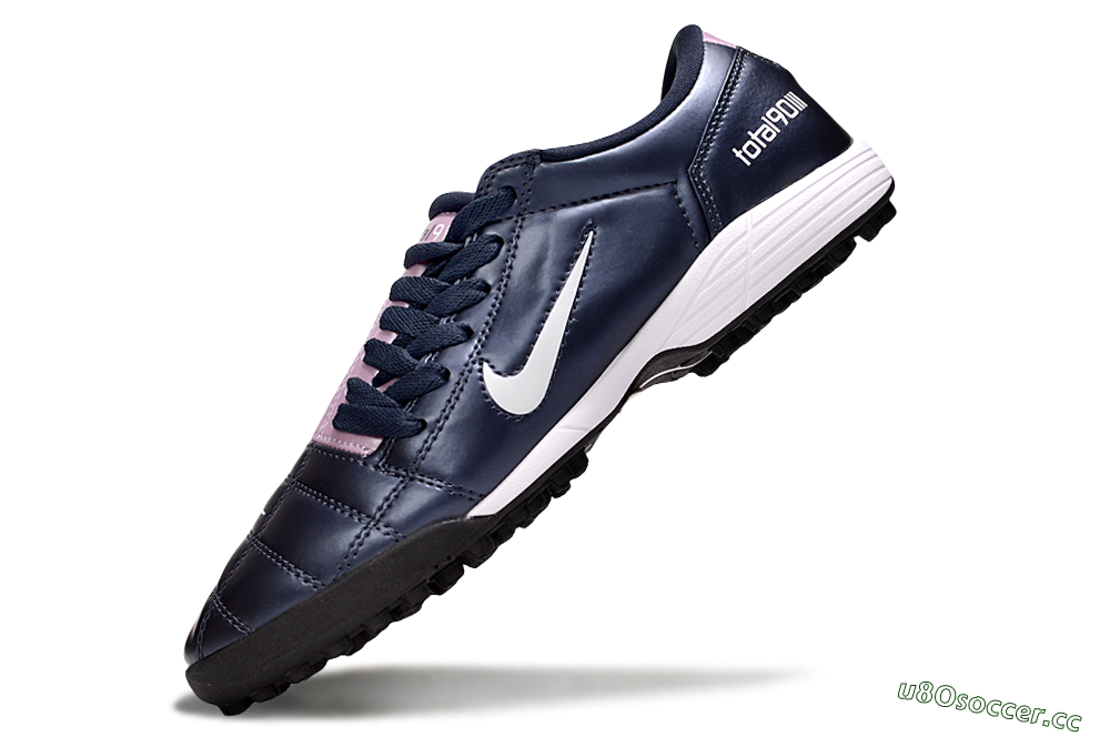 Men's Nike Total 90 III TF Artificial Turf Low-Tops Football Shoes - Blue/Pink/White 6