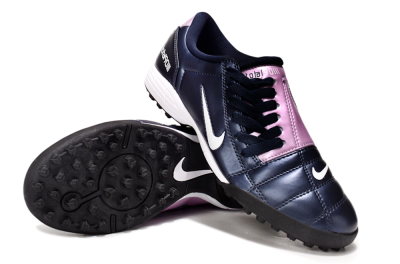 Men's Nike Total 90 III TF Artificial Turf Low-Tops Football Shoes - Blue/Pink/White