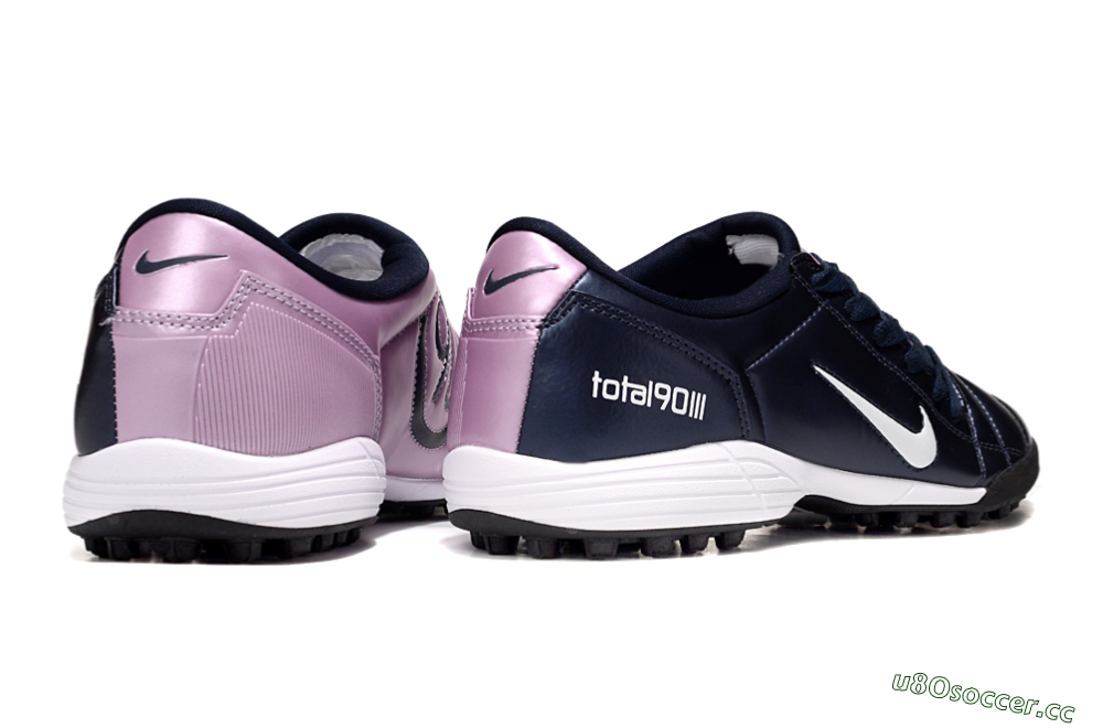 Men's Nike Total 90 III TF Artificial Turf Low-Tops Football Shoes - Blue/Pink/White 7
