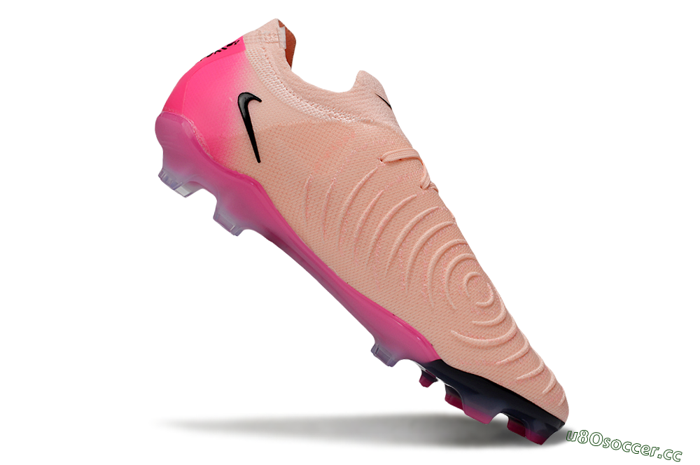Unisex Nike Phantom GX 2 Elite FG Firm Ground Low-Tops Football Boots - Pink/Black 5