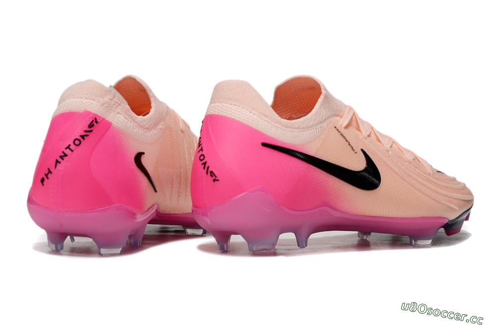 Unisex Nike Phantom GX 2 Elite FG Firm Ground Low-Tops Football Boots - Pink/Black 7