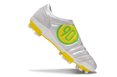 Men's Nike Air Zoom Total 90 III FG Firm Ground Low-Tops Football Boots - White/Yellow