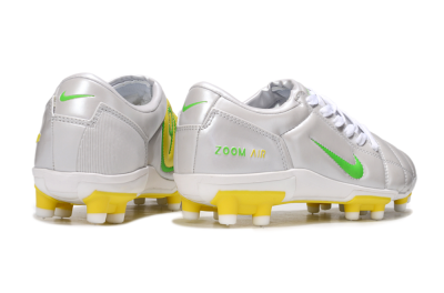 Men's Nike Air Zoom Total 90 III FG Firm Ground Low-Tops Football Boots - White/Yellow