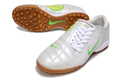 Men's Nike Total 90 III TF Artificial Turf Low-Tops Football Shoes - White/Yellow