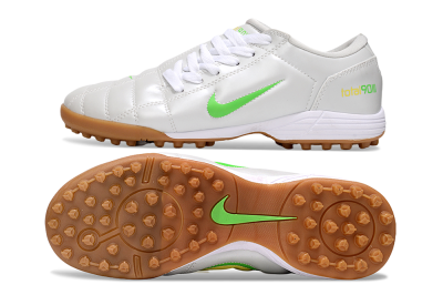 Men's Nike Total 90 III TF Artificial Turf Low-Tops Football Shoes - White/Yellow