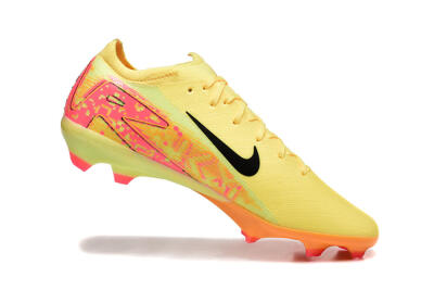 Men's Nike Air Zoom Mercurial Vapor 16 Elite FG Firm Ground Low-Tops Football Boots - Yellow/Black/Red
