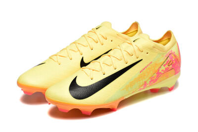 Men's Nike Air Zoom Mercurial Vapor 16 Elite FG Firm Ground Low-Tops Football Boots - Yellow/Black/Red