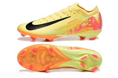 Men's Nike Air Zoom Mercurial Vapor 16 Elite FG Firm Ground Low-Tops Football Boots - Yellow/Black/Red