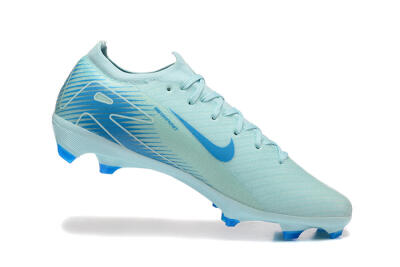 Men's Nike Air Zoom Mercurial Vapor 16 Elite FG Firm Ground Low-Tops Football Boots - Jade/White/Blue