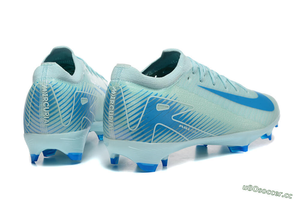 Men's Nike Air Zoom Mercurial Vapor 16 Elite FG Firm Ground Low-Tops Football Boots - Jade/White/Blue 9